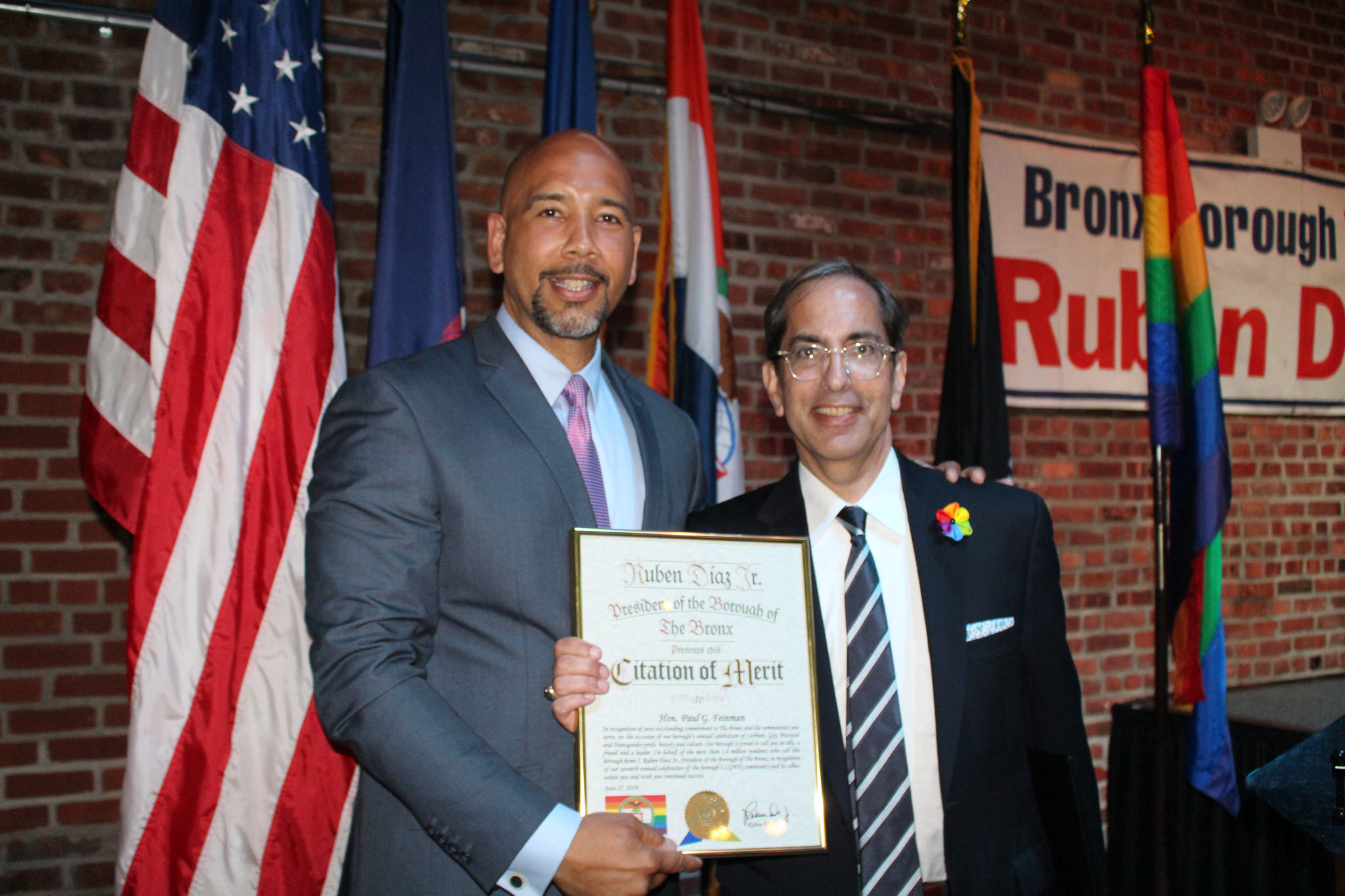 BP DIAZ HOSTS 8TH ANNUAL LGBTQ & ALLIES PRIDE AWARDS – The Office of The  Bronx Borough President | Vanessa L. Gibson