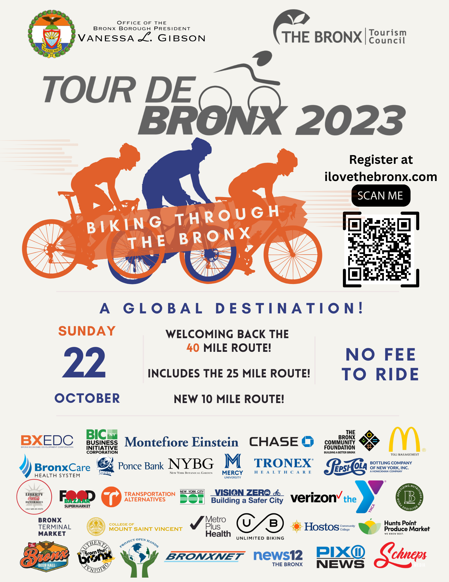 tour de bronx bike ride 2023